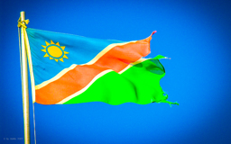 Nationalflagge NAMIBIAs